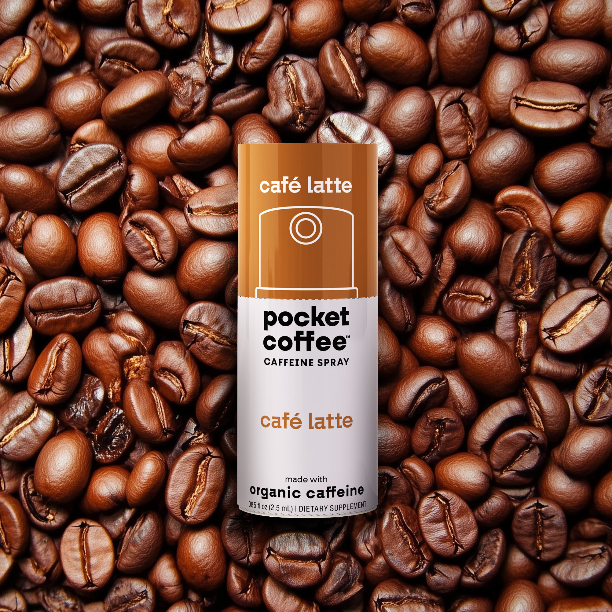 Pocket Coffee Caffeine Spray- Cafe Latte