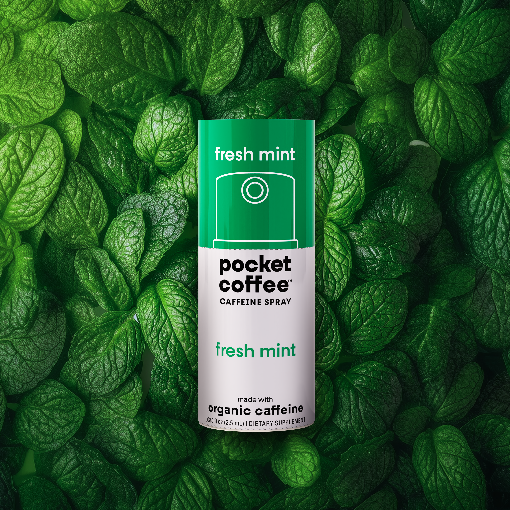 Pocket Coffee Caffeine Spray- Fresh Mint